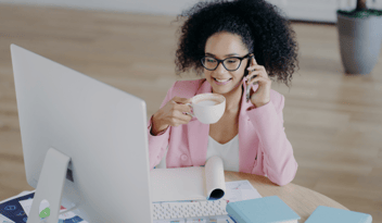 woman on laptop