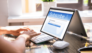 childcare owner subscribing to online srvice