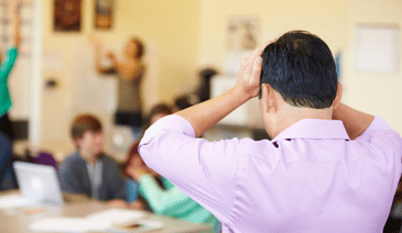 frustrated teacher - challenging behaviors