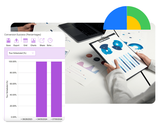 Reporting and analysis feature of LineLeader childcare software
