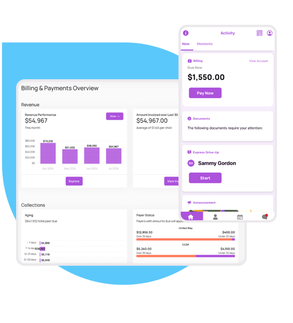 Manage Mock Up - Billing & Payments