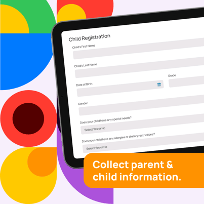 Childcare registration, automation