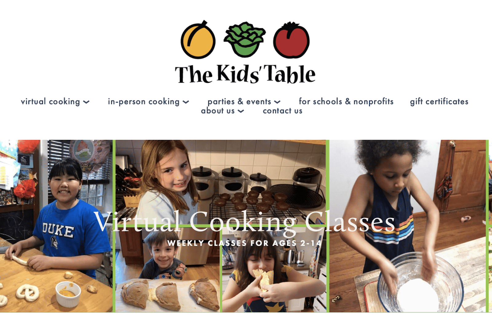 Childcare event - virtual cooking class